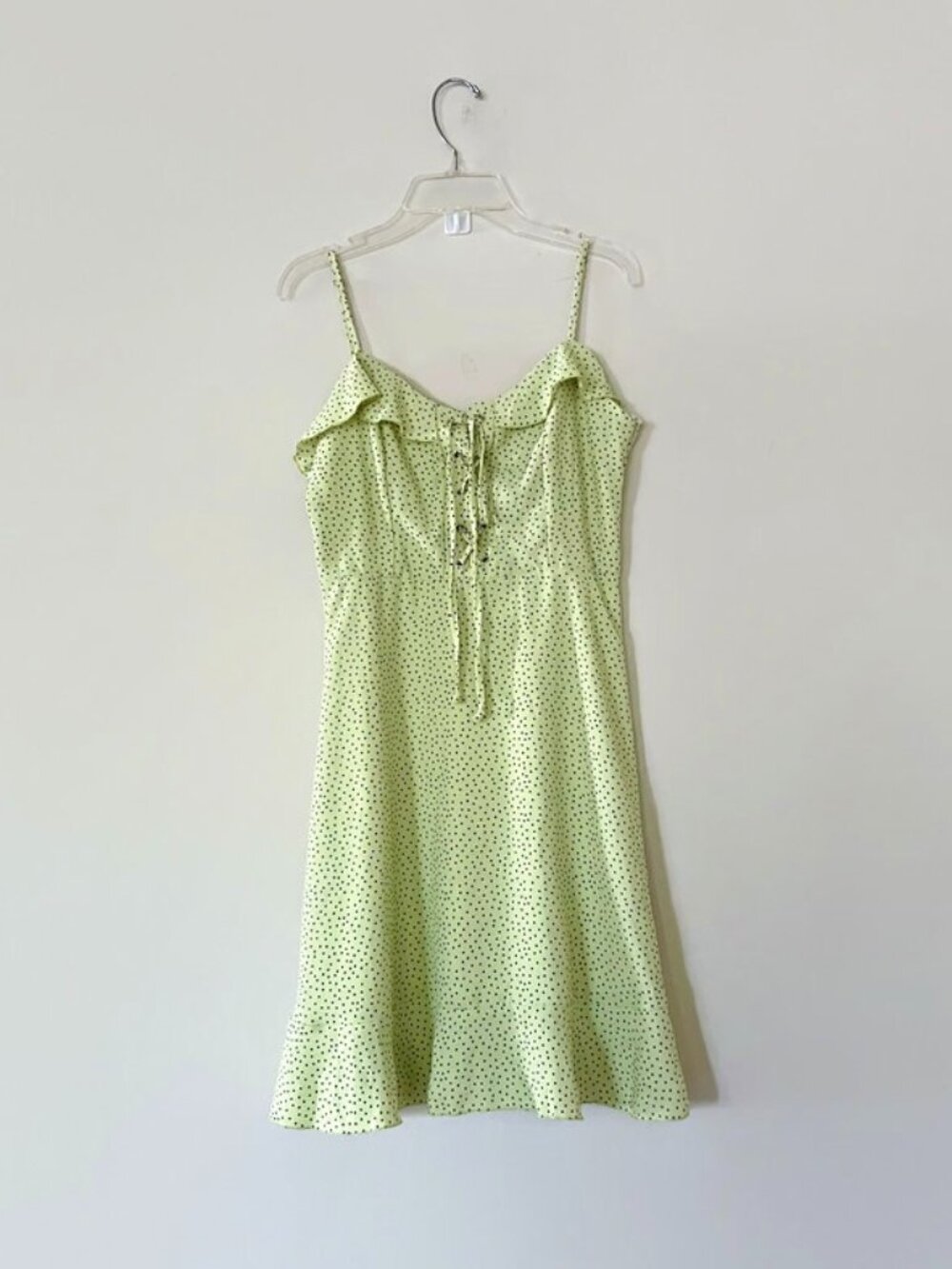 Lemon yellow chiffon dress from Revamped